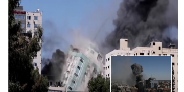 Building Housing Associated Press in Gaza Bombed by Israeli Airstrike Because Hamas Intelligence Used the Building.