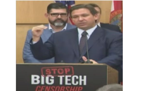 Gov. Ron DeSantis Signs Bill Allowing Floridians To Sue Tech Tyrants For Censorship Up To $100,000 [VIDEO]