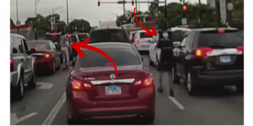 Two Gunmen in Chicago Caught on Dashcam Exiting Vehicle With Rifles Opened Fire At Busy Traffic Light [VIDEO]