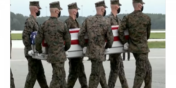 Father of Marine Killed in Kabul Said to Joe Biden At Dover AFB ‘Don’t you ever forget the names’ of Those Killed