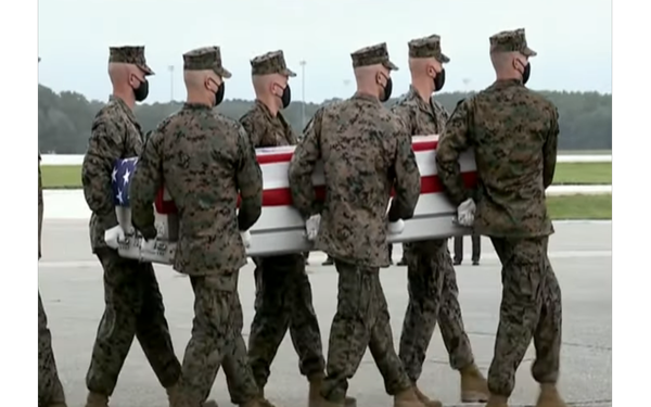 Father of Marine Killed in Kabul Said to Joe Biden At Dover AFB ‘Don’t you ever forget the names’ of Those Killed
