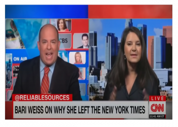 Brian Stelter Said The Left Doesn’t Censor Debate On Hot Topics and Bari Weiss Slams Him With Reality [VIDEO]