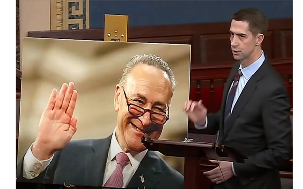 Using Words Only From Past Speeches By Chuck Schumer, Senator Tom Cotton Gives Passionate Speech Defending the Filibuster