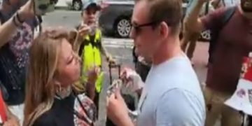 Animal Rights Wackos Protesting in NYC Go Full Blown Cray Cray When a Troll Starts Eating a Shish Kabob Right in Front of Them [VIDEO]