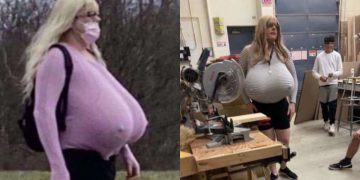 “People Don’t Want Their Children Sexualized!”: Parents and Students Protest Depraved Trans Teacher with Massive Fake Boobs [video]