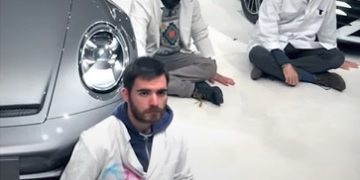 Climate Protesters Glued Their Hands To the Floor of a Volkswagen Exhibit Then Complained When the Company Wouldn’t Help Them