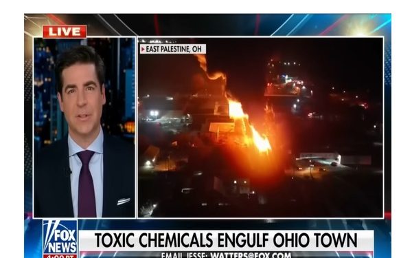 Fox’s Jesse Watters Points Out the Incompetence Of People Responsible For Dealing With Ohio Train Derailment Nightmare [VIDEO]