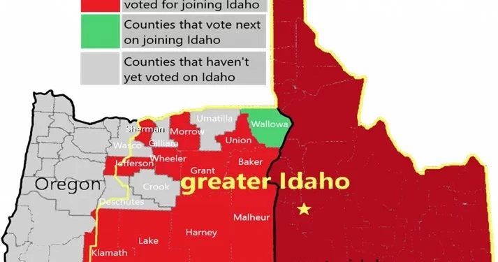 Secession Movement Making Progress: 15 Counties to Secede From Oregon to Idaho.