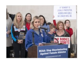 Riley Gaines Attacked At SF State U By Violent Transgender Protesters, Blames Biden Admin For Saying Trans Community Under Attack