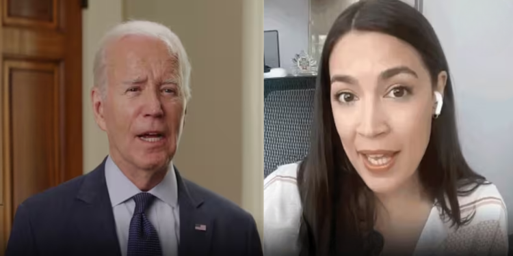 Radical Leftists Go Off on AOC Over Endorsing Biden for Reelection Claiming it was ‘a betrayal of progressive interests’