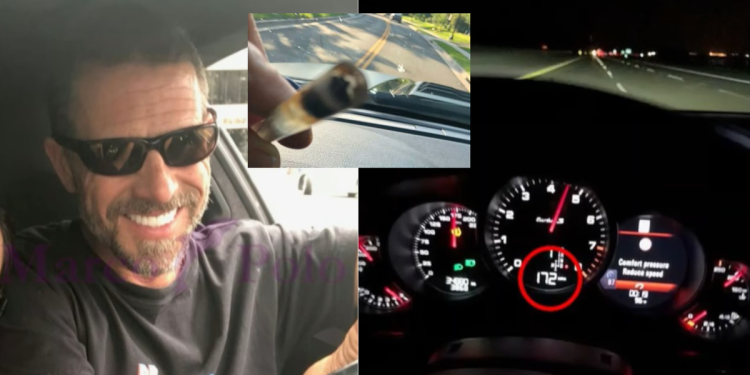 At 172 Miles Per Hour, Hunter Biden Filmed Himself Using Crack While Driving To Las Vegas