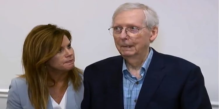 Déjà Vu: McConnell Freezes Mid-Question for the Second Time