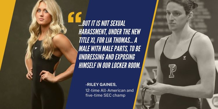 Riley Gaines to PinkNews, ‘Get Your Lawyers Ready’