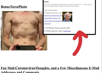 Trump Judge Arthur Engoron Regularly Posts Half Nude Photos of Himself on High School Alumni Newsletter Which He Leads