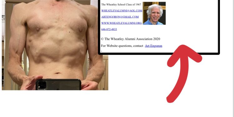 Trump Judge Arthur Engoron Regularly Posts Half Nude Photos of Himself on High School Alumni Newsletter Which He Leads