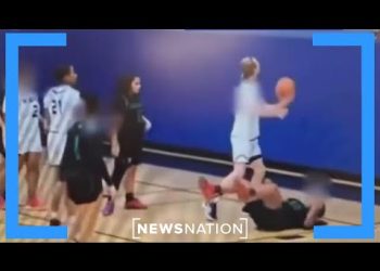 Biological Boy Injures 3 Girls Playing Basketball Forcing the Opponent to Forfeit