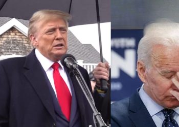 Trump Pays Respect at NYPD Officer’s Wake While Biden Attends Star-Studded Fundraiser a Half-Hour Away