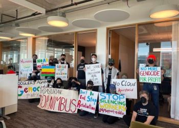 What Do You Call 28 Google Employees Who Shout Anti-Jewish Slogans in CEO’s Office? Unemployed