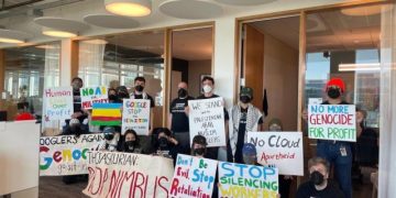 What Do You Call 28 Google Employees Who Shout Anti-Jewish Slogans in CEO’s Office? Unemployed