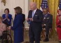 Chutzpah: Biden Gives Medal of Freedom To Nancy Pelosi For Her Actions on January 6