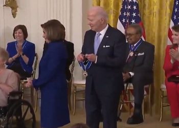Chutzpah: Biden Gives Medal of Freedom To Nancy Pelosi For Her Actions on January 6