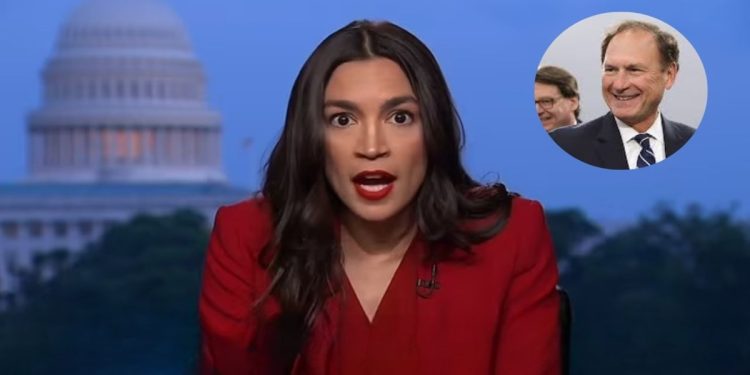 Justice Alito Under Fire from AOC for Displaying Revolutionary War Flag – Yeah, We Thought It Was Stupid Too