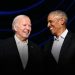 Obama Helps Biden Off Stage After Awkward Hollywood Fundraiser Moment