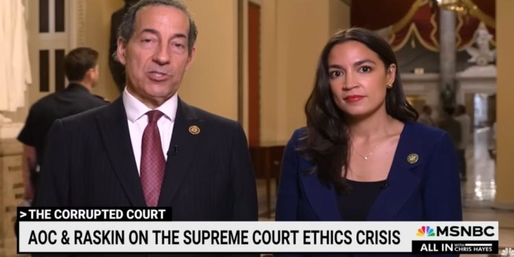 AOC Warns of ‘Authoritarianism’ Amid SCOTUS Ethics Debate Over a Democrat-Manufactured ‘Crisis’