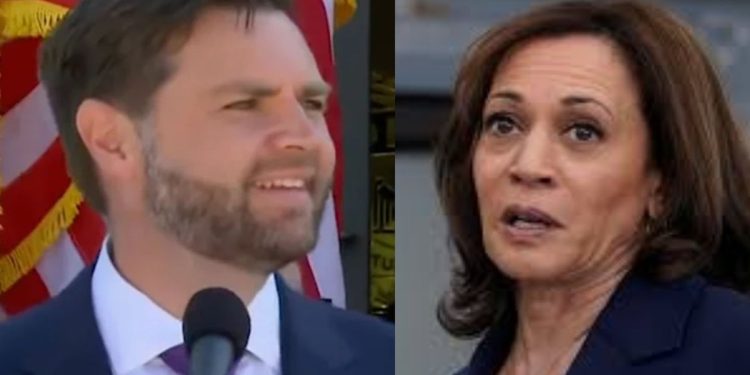 JD Vance Calls Out Kamala Harris’s Pathetic Policies Many of Which She Lifted From Dementia Joe’s Website