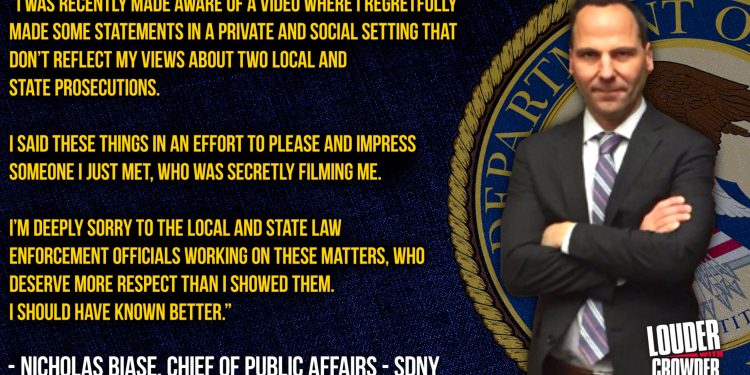 DOJ Chief Caught Admitting in Undercover Footage That Trump Indictments Are Politically Motivated