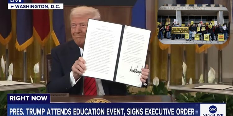 Trump Ends 45-Year Experiment by Shutting Down the Failing Federal Department of Education (VIDEO)