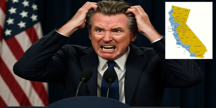 ‘Two-State Solution’ Rocks Sacramento: Republican Pushes to Divide California After Newsom’s Redistricting Plan