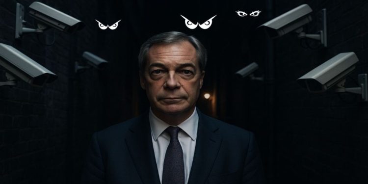 FARAGE WARNS BRITAIN IS SLIPPING INTO A SURVEILLANCE STATE